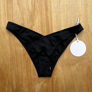 TORI PRAVER SPENCER BOTTOM Women’s Black Lined Bikini Bottoms sz XS NWT